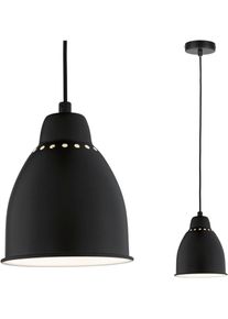 Paulmann Pendelleuchte "Hilla", schwarz, 1, &Oslash; 14,5cm H: 180cm, 1 Stk., Leuchten, E27, Pendelleuchte
