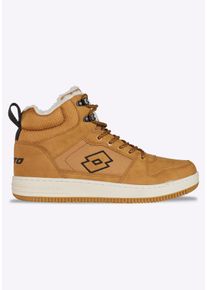 Sneakerboots Lotto, Herren, Gr. 44, wheat, schwarz, Synthetik, Textil, Schuhe Sneakerboots, Winterschuhe, Schn&uuml;rboots, Sneaker, gef&uuml;ttert