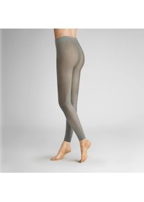 Feinstrumpfleggings Hudson "Leggings Web", Damen, Gr. 38-40, grau (slate gray 0106), Obermaterial: 92% Polyamid PA. 8% Elasthan EL., Strumpfhosen Feinstrumpfleggings