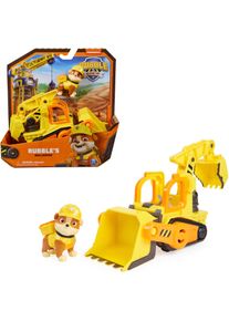 Spielzeug-Auto Spin Master "Rubble & Crew - Core Vehicle Solid Rubble", bunt, Spielzeugfahrzeuge, KinderB:10cm H:23cm T:23cm, Kunststoff, Spielzeug-Auto, B:10cm H:23cm T:23cm