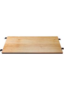 M&ouml;bilia Regaleinsatz M&Ouml;BILIA, beige (natur), B:80cm H:2,5cm T:30cm, MDF, Einlegeb&ouml;den, Regaleinsatz, mit Akazien-Dekor