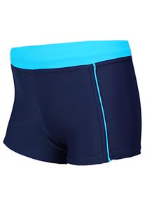 Badehose AQUARTI "Badehose Jungen Kinder Badehose Seitliche Paspel", Jungen, Gr. 158, N-Gr, blau (024 dunkelblau, blau), Obermaterial: 80% Polyamid PA. 20% Elasthan EL., Badehosen Badehose