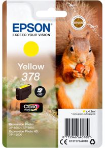 Epson Tintenpatrone "original 378, Claria Photo HD (Eichh&ouml;rnchen)", gelb, Tintenpatronen, Tintenpatrone