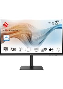 MSI LCD-Monitor "Modern MD271P", Energieeffizienz: E, schwarz, B:61,3cm, Monitore, 3 Jahre Herstellergarantie, h&ouml;henverstellbar, USB-C, LCD-Monitor