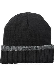 Strickm&uuml;tze Babista "M&uuml;tze BEPPERINO", Herren, Gr. Blacklist, schwarz, Obermaterial: 100% Polyacryl PAN., M&uuml;tzen Strickm&uuml;tze