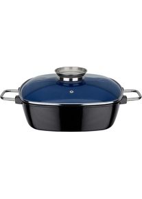 Br&auml;ter GSW "Ceramica kobatblau", schwarz, B:28cm H:8,5cm L:28cm, T&ouml;pfe, Br&auml;ter, Induktion