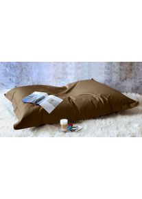 Sitzsack Kinzler "XXL Outdoorf&auml;hig", gr&uuml;n (khaki), B:140cm H:20cm T:180cm, Polyester, Sitzs&auml;cke, Sitzsack, Uni Farben, Outdoor geeignet, ideal im Wohnzimmer & Kinderzimmer