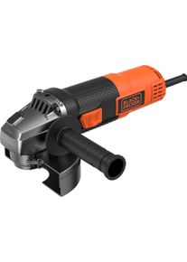 Black & Decker Winkelschleifer BLACK + DECKER "BEG220", orange (orange, schwarz), B:12,4cm H:11,5cm L:33cm, Schleifmaschinen, Winkelschleifer