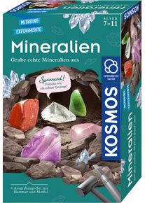 Experimentierkasten Kosmos "Mineralien", bunt (wei&szlig;, neutral), Experimentierk&auml;sten, Kinder, Experimentierkasten
