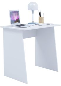 Schreibtisch Vcm "Holz Schreibtisch Computertisch Masola Mini", wei&szlig;, B:80cm T:50cm, Tische, Schreibtisch
