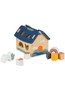 Steckspielzeug hauck "Sort N Build", bunt, Steckspielzeug, BabyB:16cm H:17cm T:21cm, Holz, Steckspielzeug, B:16cm H:17cm T:21cm