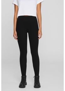Leggings Only "ONLCLEVER HW LEGGING CC PNT", Damen, Gr. M (38), L&auml;nge 32, schwarz, Jersey, Obermaterial: 94% Polyester, 6% Elasthan, unifarben, slim fit normal, Hosen Leggings