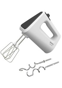 Krups Handmixer "3 Mix 4000", grau (wei&szlig;, grau), B:10cm H:29cm T:20cm, Mixer, Turbo- und Auswurf-Funktion, inkl. 2 R&uuml;hrbesen und 2 Knethaken, GN4001, Handmixer