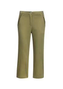 2-in-1-Hose GOLDNER "Kurzgr&ouml;&szlig;e Hose", Damen, Gr. 22, K-Gr, gr&uuml;n (dunkelschilf), Obermaterial: 97% Baumwolle CO. 3% Elasthan EL., normal, Hosen 2-in-1-Hose, Ohne