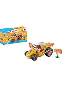 Konstruktions-Spielset Playmobil "Rasende Pizza (71634), Funstars", bunt, Spielbausteine, Kinder, Kunststoff, Konstruktions-Spielset, Made in Europe