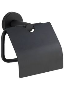 Toilettenpapierhalter Wenko "Bosio", silber (silberfarben), B:15cm H:13,5cm L:7cm, Edelstahl, Toilettenpapierhalter, Toilettenpapierhalter