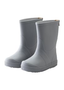 Gummistiefel Sterntaler "Gummistiefel uni", Kinder, Gr. 26, grau (mittelgrau), Obermaterial: 100% Synthetik synthetic., Schuhe Gummistiefel