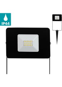LED Gartenstrahler Eglo "FAEDO 4 Au&szlig;enstrahler, schwarz, inkl. Erdspie&szlig;, IP65, Au&szlig;enbeleuchtung", schwarz (schwarz, transparent), B:11,5cm H:31cm T:3,5cm, Leuchten, LED Gartenstrahler, Au&szlig;enlampe, Fluter, Garten, Terasse, Alu, verstellbar, 31x11,5x3,5cm