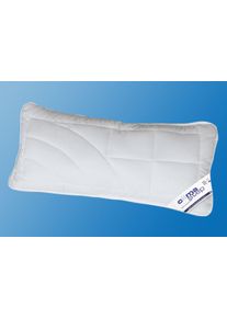 Microfaserkissen KBT BETTWAREN "CLIMASTEP", wei&szlig;, B:40cm L:80cm, Bezug: 100% Polyester. F&uuml;llung: 100% Polyester, Kopfkissen, Microfaserkissen