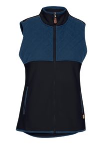 Fleeceweste oxmo "Fleeceweste OXMalina", Damen, Gr. S, blau (insignia blau), Obermaterial: 100% Polyester PES., Westen Fleeceweste