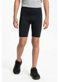 Fahrradhose Vaude "KIDS ELMO PANTS VII", Kinder, Gr. 110/116, N-Gr, schwarz, Obermaterial: 74% Polyester, 26% Elasthan, Hosen Fahrradhose, sportlicher Stil