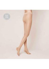 Feinstrumpfhose Kunert "Strumpfhose Cotton Sole 20", Damen, Gr. 40-42, schwarz (marine 0880), Obermaterial: 83% Polyamid PA. 9% Baumwolle CO. 8% Elasthan EL., Strumpfhosen Feinstrumpfhose