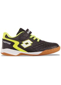 Hallenschuh Lotto, Jungen, Gr. 35, schwarz (schwarz, fr.gelb), Synthetik, mehrfarbig, Schuhe Hallenschuh, - auch f&uuml;r den Hallensport