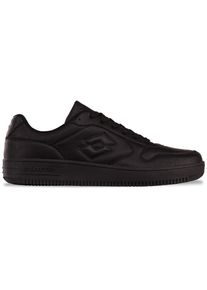 Sneaker Lotto, Herren, Gr. 46, schwarz, Synthetik, unifarben, Schuhe Sneaker, - im Lowcut-Basketballdesign