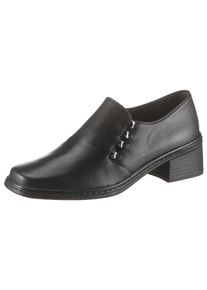 Slipper Gabor, Damen, Gr. 36, schwarz, Glattleder, Schuhe Slipper, Trotteur, Pumps mit dezenter Applikation
