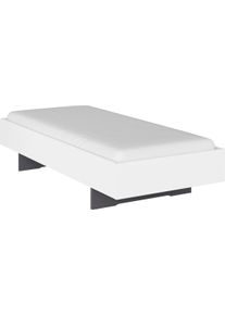 Futonbett Rauch "Phoenix", wei&szlig;, B:95cm H:41cm L:206cm, Betten, Futonbett, ohne Kopfteil