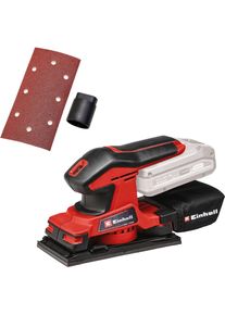 Schwingschleifer Einhell "Akku-Schwingschleifer TC-OS 18/187 Li Solo", rot, schwarz, B:16,1cm H:11,1cm L:22,5cm, Schleifmaschinen, Schwingschleifer, ohne Akku und Ladeger&auml;t