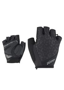 Fahrradhandschuhe Ziener "COLLIEN-Z", Damen, Gr. 8, schwarz, Materialmix, Handschuhe Fahrradhandschuhe