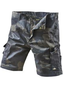 Arbeitsbundhose Uncle Sam "Sam Shorts", Herren, Gr. 56, EURO, beige (camouflage), Obermaterial: 65% Polyester PES. 35% Baumwolle CO., Hosen Arbeitsbundhose