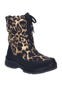 Stiefel Josef Seibel "Colorado 58, schwarz-leo", Damen, Gr. 41, schwarz (schwarz, leo), Obermaterial: 100% Textilmaterial TEXMAT., Schuhe Stiefel