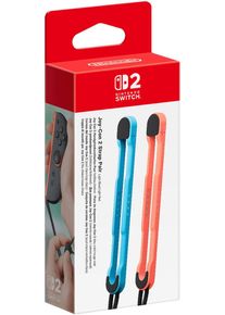 NINTENDO SWITCH 2 Zubeh&ouml;r Nintendo "Joy-Con-2 Handgelenksschlaufen-Paar", blau (hellblau, hellrot), B:0,7cm H:11,6cm T:1,64cm, Spielecontroller, Zubeh&ouml;r Nintendo