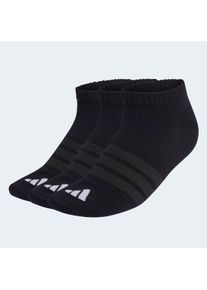 Funktionssocken adidas Performance "T ESS LOW 3P", Damen, Gr. XXL (49/51), schwarz, schwarz, wei&szlig;, Obermaterial: 50% Baumwolle, 47% Polyester, 2% Elasthan, 1% Polyamid, Socken Funktionssocken