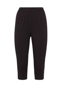 Leggings GOLDNER "L&auml;ssige Baumwollhose mit Dehnbund", Damen, Gr. 54, N-Gr, schwarz, Obermaterial: 95% Baumwolle CO. 5% Elasthan EL., normal, Hosen Leggings, Ohne
