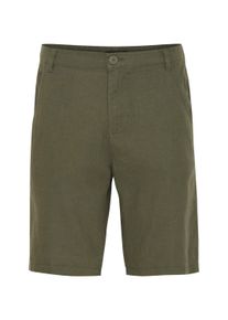 Shorts Blend "Shorts BHShorts", Herren, Gr. L, N-Gr, gr&uuml;n (forest night), Obermaterial: 55% Leinen LI. 45% Viskose CV., Hosen Shorts