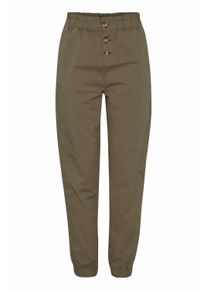 Chinohose oxmo "Chinohose OXCobie", Damen, Gr. XXL, N-Gr, gr&uuml;n (ivy gr&uuml;n), Obermaterial: 98% Baumwolle CO. 2% Elasthan EL., Hosen Chinohose