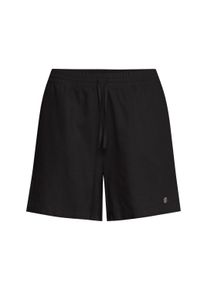 Bermudas oxmo "Bermuda OXAlgea", Damen, Gr. 44, N-Gr, schwarz, Obermaterial: 55% Leinen LI. 45% Viskose CV., Hosen Bermudas