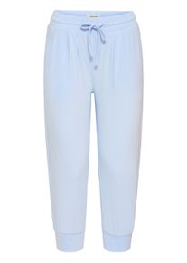 Caprihose oxmo "Caprihose OXOdda", Damen, Gr. S, N-Gr, blau (windsurfer), Obermaterial: 95% Baumwolle CO. 5% Elasthan EL., Hosen Caprihose