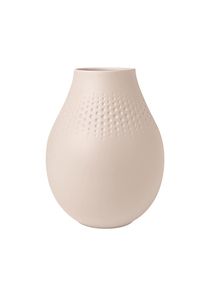 Villeroy & Boch Dekovase VILLEROY & BOCH "Vase Perle Manufacture Collier 20 cm", beige, Vasen, Dekovase