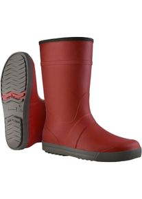 Gummistiefel Dunlop "Amsterdammer", Damen, Gr. 40, rot (dunkelrot), Obermaterial: 100% sonstige Fasern AF., Schuhe Gummistiefel