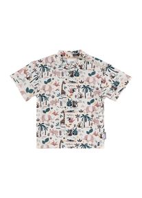 Schwimmanzug Sterntaler "Badeshirt kurzarm Safari", Kinder, Gr. 92, Einheitsgr&ouml;&szlig;e, beige (ecru), Obermaterial: 82% Polyamid PA. 18% Elasthan EL., Badeanz&uuml;ge Schwimmanzug