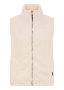 Fleeceweste oxmo "Fleeceweste OXBerina", Damen, Gr. XL, beige (oatmeal), Obermaterial: 100% Polyester PES., Westen Fleeceweste