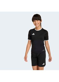 Fu&szlig;balltrikot adidas Performance "ENTRADA26 TRIKOT KIDS", Jungen, Gr. 152, schwarz, wei&szlig;, Obermaterial: 100% Polyester, Rundhals, Trikots Fu&szlig;balltrikot