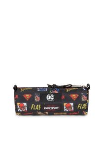 Schreibger&auml;teetui Eastpak "BENCHMARK SINGLE", Kinder, bunt (dc icons), Polyester, Schreibger&auml;teetuis Schreibger&auml;teetui, mit Label vorne