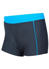 Badehose AQUARTI "Badehose Jungen Kinder Badehose Seitliche Paspel", Jungen, Gr. 146, N-Gr, blau (024 graphit, blau), Obermaterial: 80% Polyamid PA. 20% Elasthan EL., Badehosen Badehose