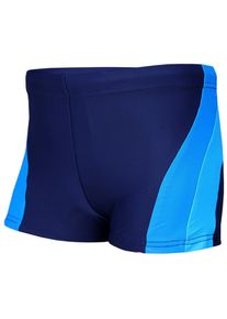Badehose AQUARTI "Badehose Jungen Kinder Badehose Seitliche Paspel", Jungen, Gr. 158, N-Gr, blau (dunkelblau, t&uuml;rkis, hellblau), Obermaterial: 80% Polyamid PA. 20% Elasthan EL., Badehosen Badehose