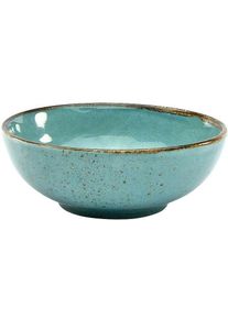 M&uuml;slischale Creatable "NATURE COLLECTION", blau (aquablau), &Oslash;:16,5cm, Steinzeug, Sch&uuml;sseln, M&uuml;slischale, Salatschale, Snackschale, &Oslash; 16,5 cm